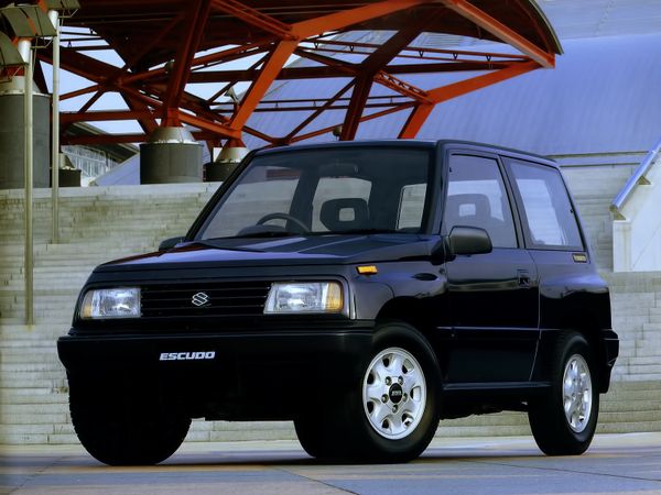 Suzuki Escudo 1988. Carrosserie, extérieur. VUS 3-portes, 1 génération