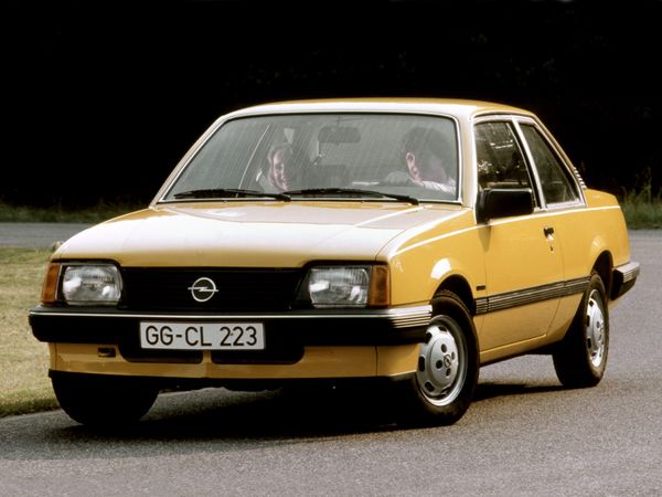 Opel Ascona 1981. Carrosserie, extérieur. Berline 2-portes, 3 génération
