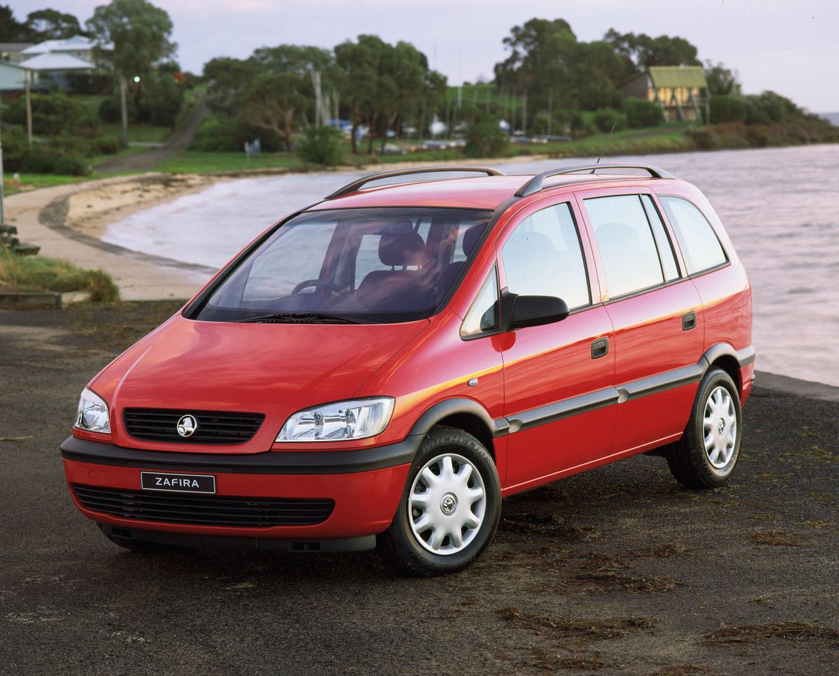 Holden Zafira 2001. Carrosserie, extérieur. Compact Van, 1 génération