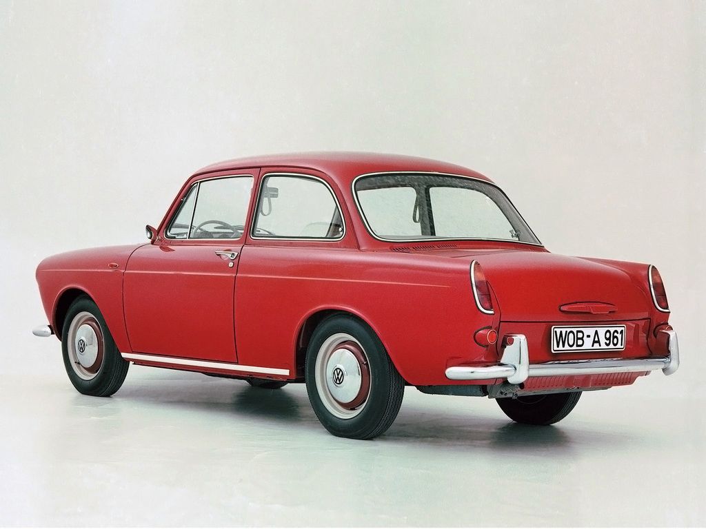 Volkswagen Type 3 1961. Carrosserie, extérieur. Berline 2-portes, 1 génération