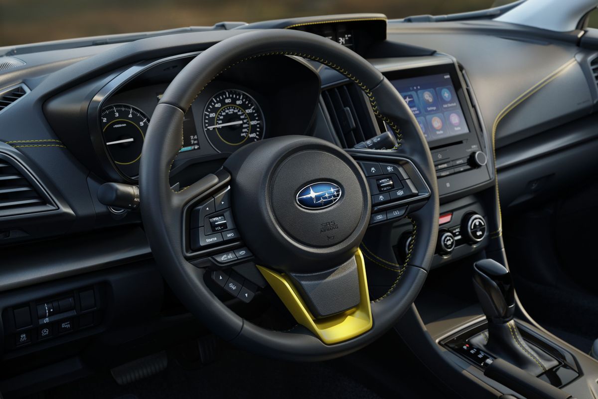 Subaru Crosstrek 2020. Steering wheel. SUV 5-doors, 1 generation, restyling 1