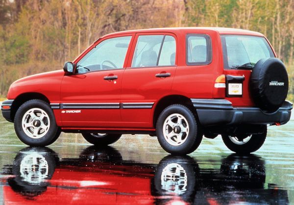שברולט טראקר ‏1998. מרכב, צורה. רכב שטח 5 דלתות, 2 דור