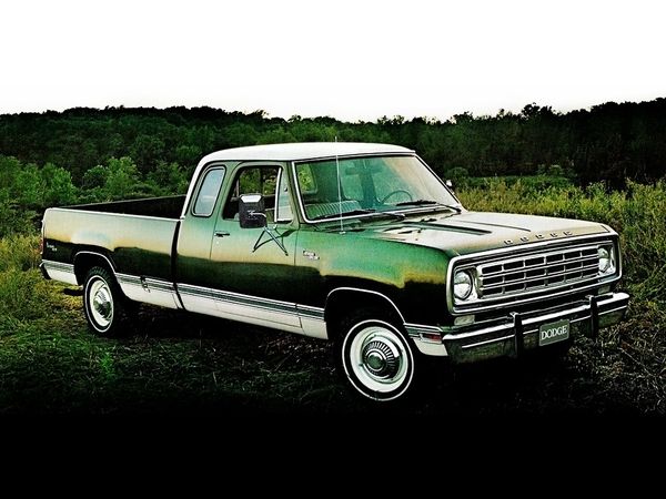 Dodge D/W Series 1972. Bodywork, Exterior. Pickup 1.5-cab, 3 generation