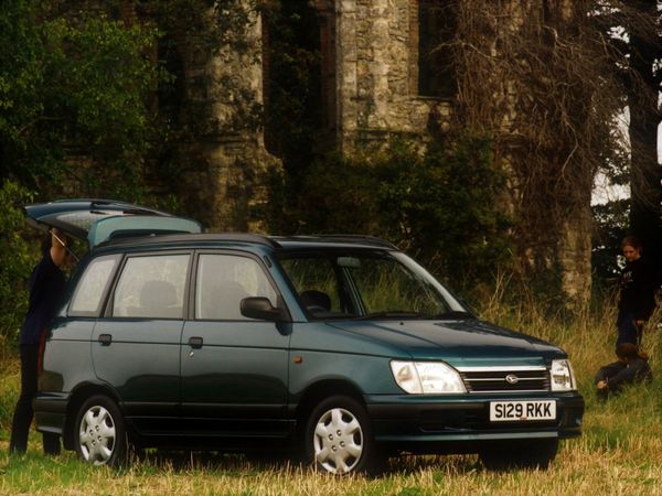 Daihatsu Pyzar 1998. Carrosserie, extérieur. Compact Van, 1 génération, restyling