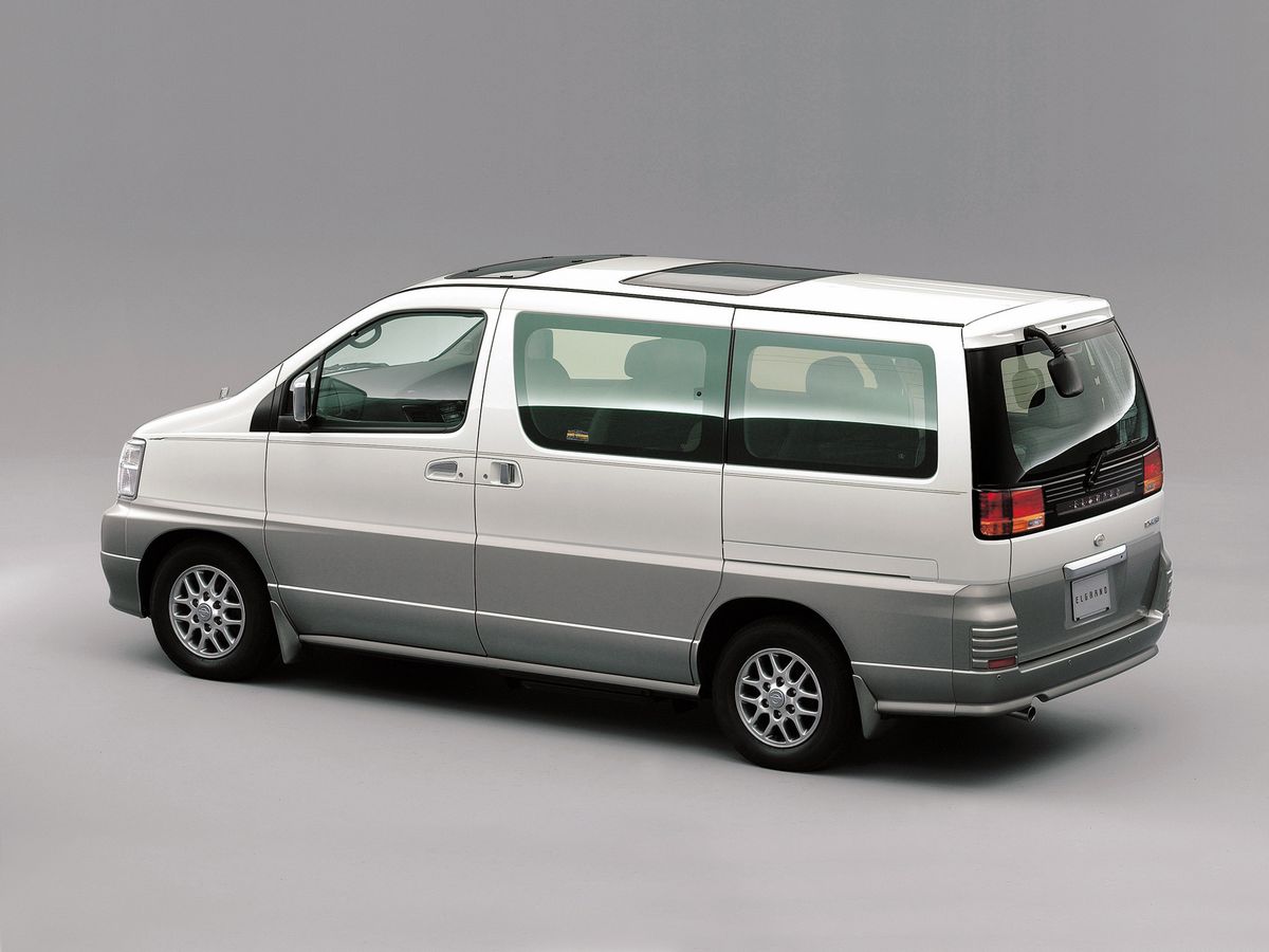 Nissan Elgrand 1997. Carrosserie, extérieur. Monospace, 1 génération