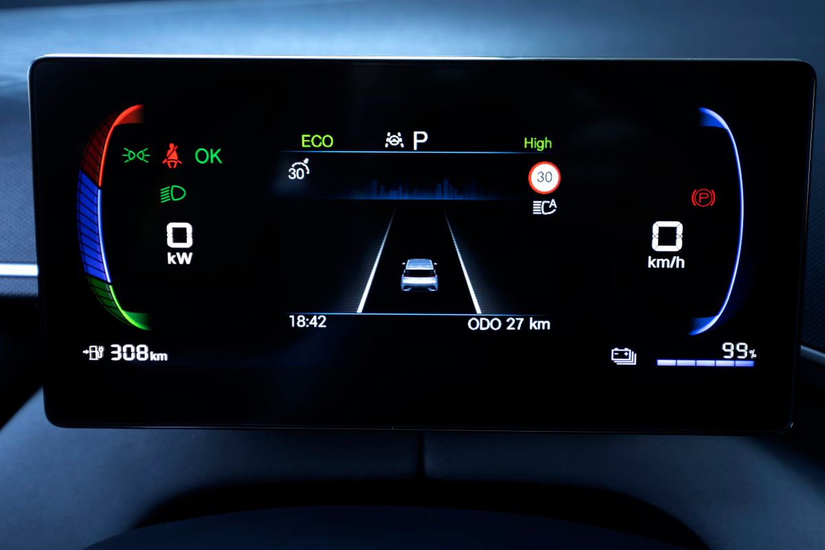 BYD Dolphin Surf 2025. Панель приборов. Мини 5 дверей, 1 поколение