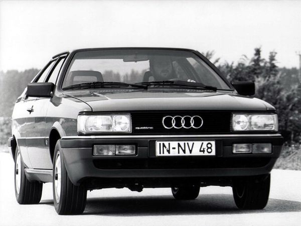 Audi Coupe 1984. Bodywork, Exterior. Coupe, 1 generation, restyling