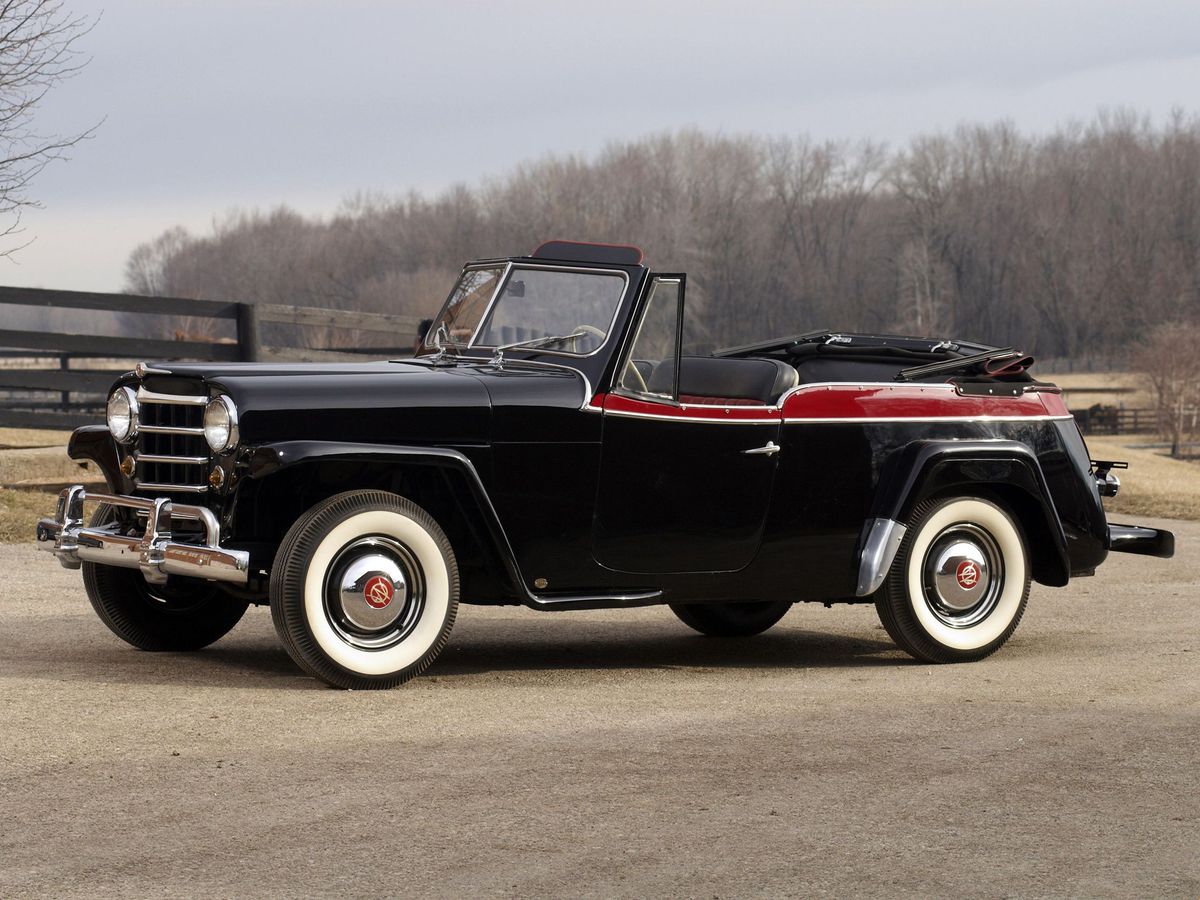 Willys Jeepster 1948. Carrosserie, extérieur. Cabriolet, 1 génération
