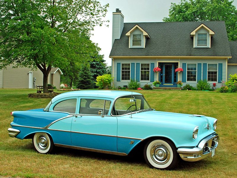 Oldsmobile Eighty Eight 1954. Bodywork, Exterior. Sedan 2-doors, 2 generation