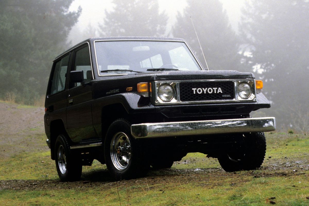 Toyota LC 1984. Carrosserie, extérieur. VUS 3-portes, 8 génération