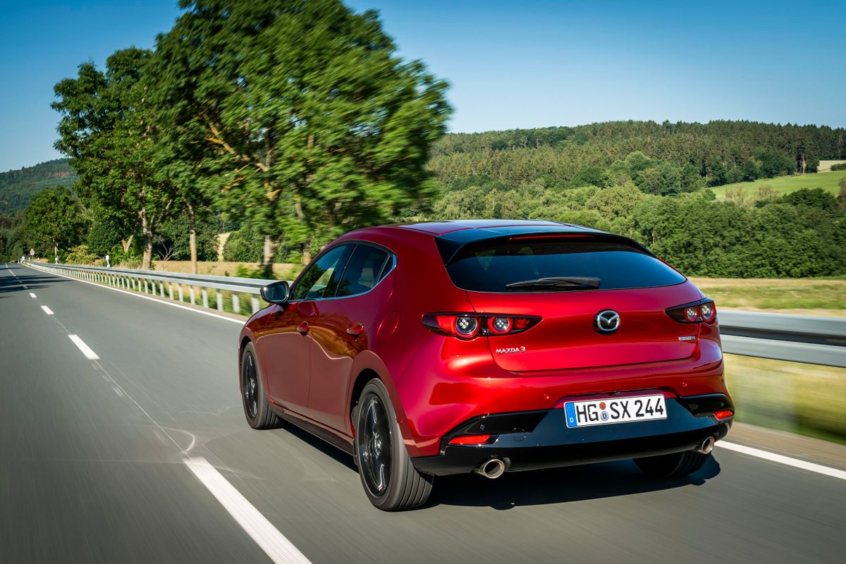 Mazda 3 2018. Кузов, экстерьер. Хэтчбек 5 дв., 4 поколение