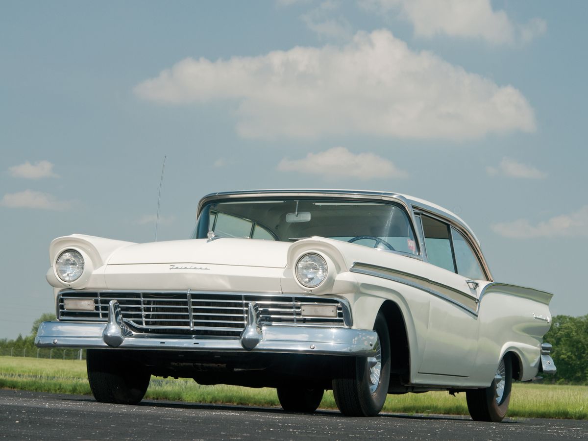 Ford Fairlane 1957. Bodywork, Exterior. Coupe Hardtop, 2 generation