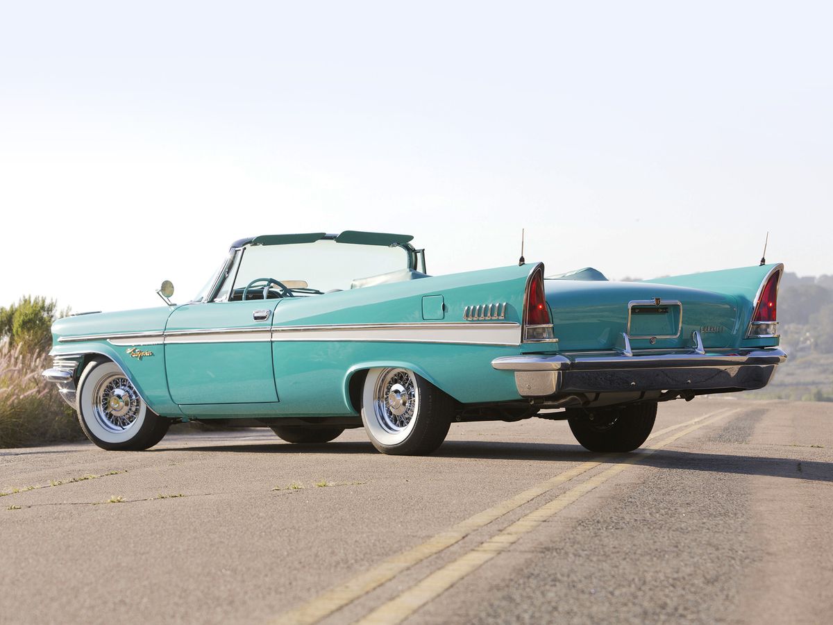 Chrysler New Yorker 1957. Carrosserie, extérieur. Cabriolet, 5 génération