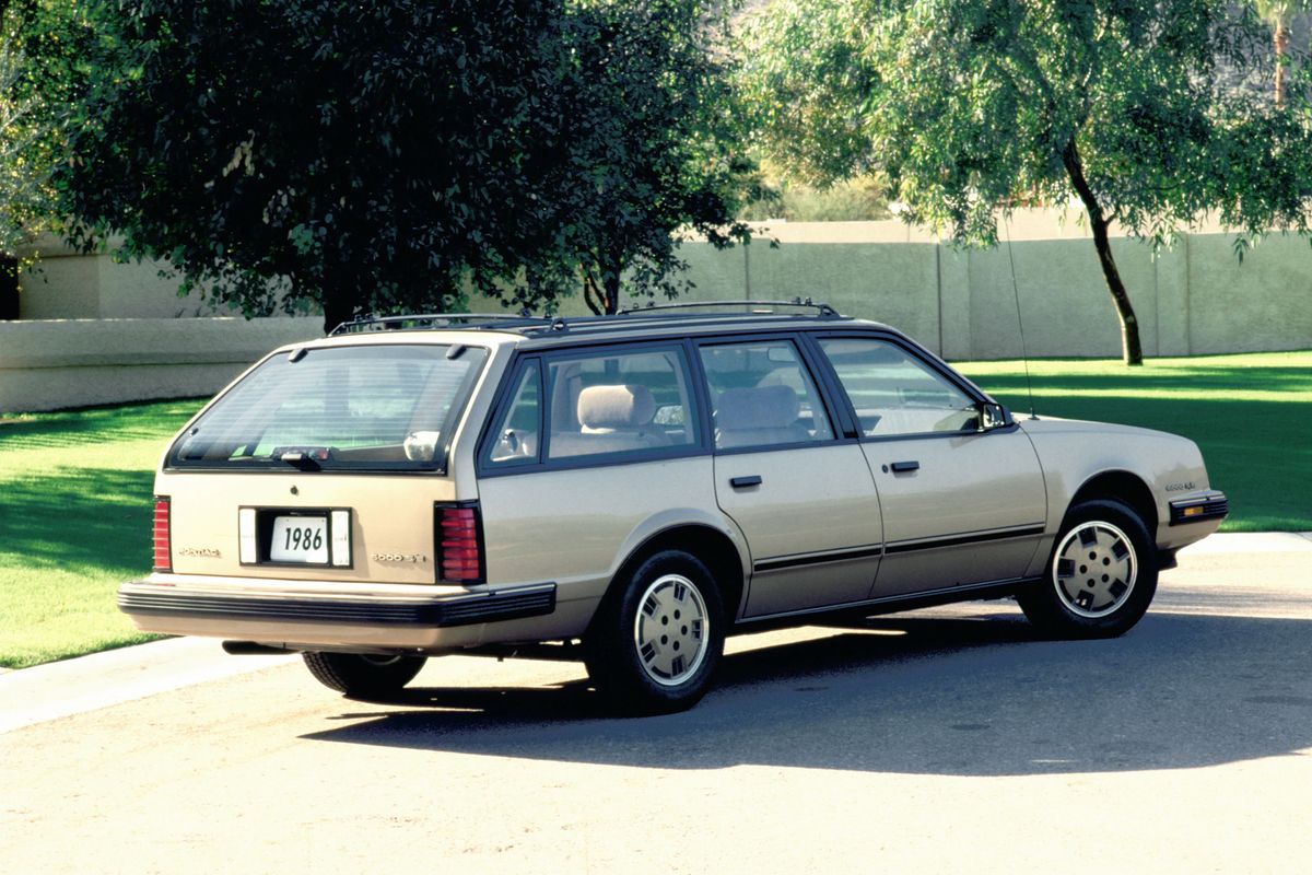Pontiac 6000 1982. Carrosserie, extérieur. Break 5-portes, 1 génération