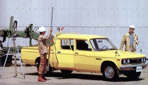 Исузу Ипон 1988. Кузов, экстерьер. Пикап Двойная кабина, 1 поколение