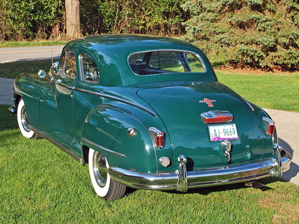 Chrysler New Yorker 1946. Carrosserie, extérieur. Coupé, 2 génération