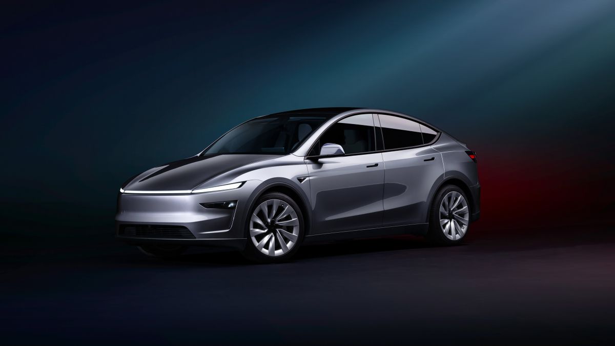 Tesla Model Y 2025. Кузов, экстерьер. Внедорожник 5 дв., 1 поколение, рестайлинг