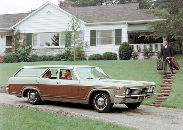 Chevrolet Caprice 1965. Carrosserie, extérieur. Break 5-portes, 1 génération