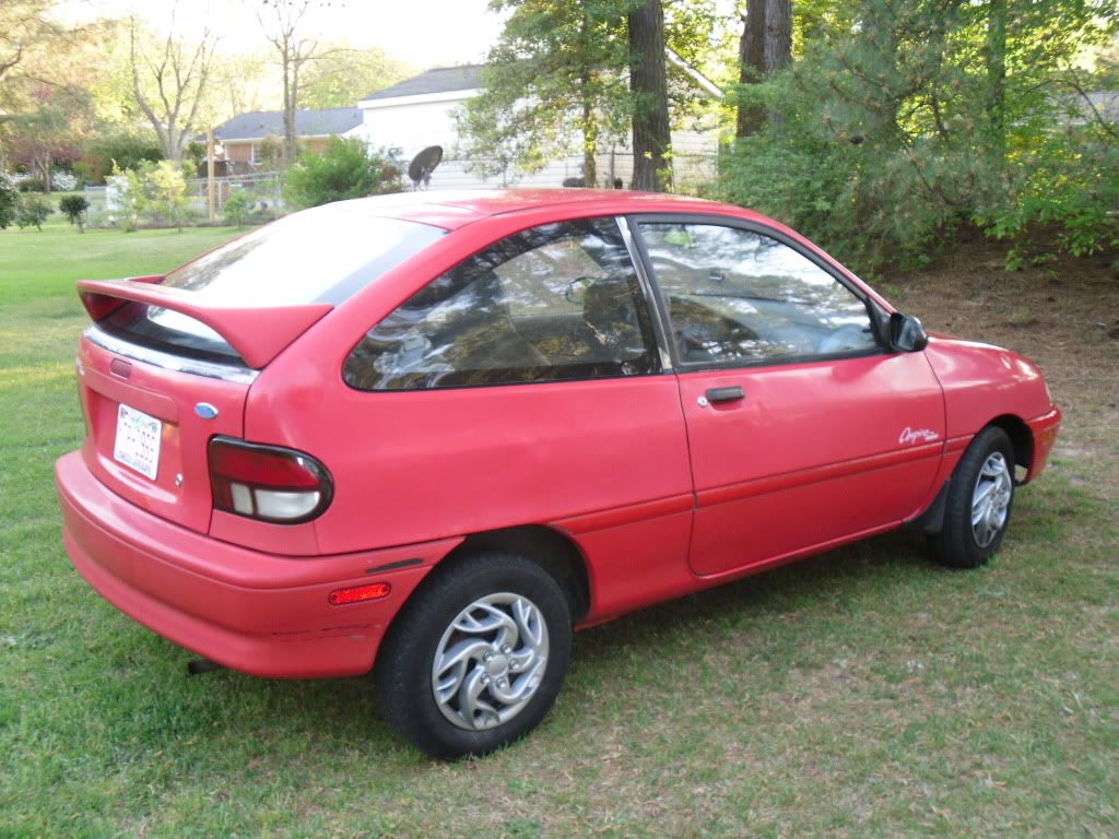 פורד אספייר 1993. מרכב, צורה. מיני 3 דלתות, 1 דור