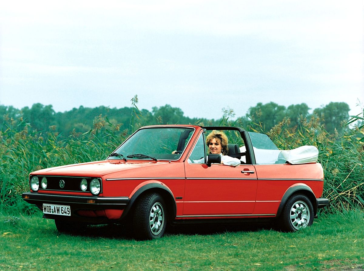 Volkswagen Golf 1979. Carrosserie, extérieur. Cabriolet, 1 génération, restyling