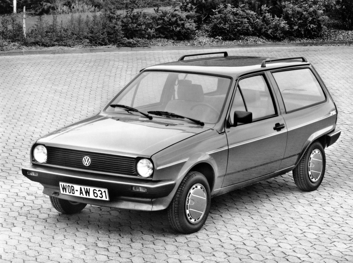 Volkswagen Polo 1982. Carrosserie, extérieur. Mini 3-portes, 2 génération
