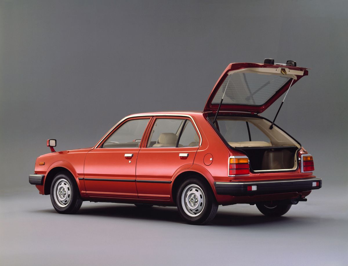 Honda Civic 1980. Carrosserie, extérieur. Mini 5-portes, 2 génération, restyling