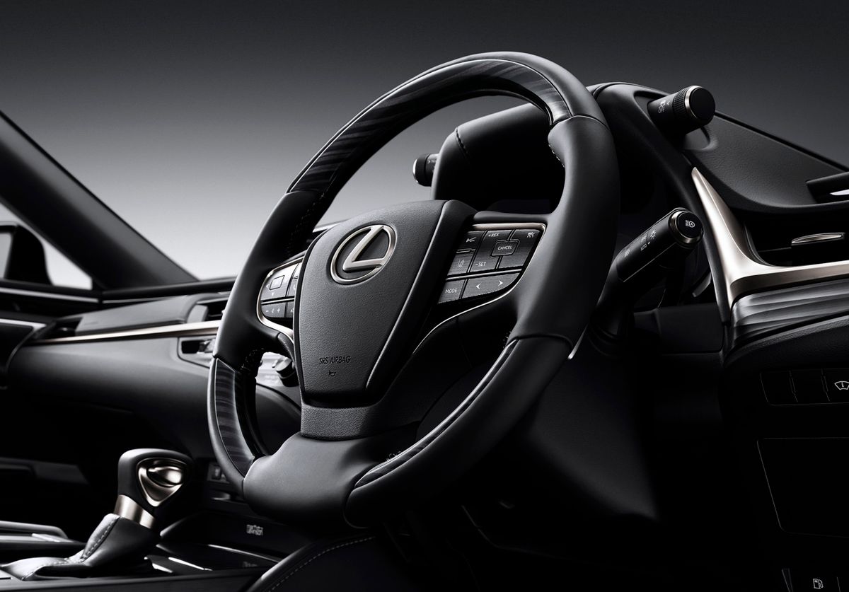 Lexus ES 2018. Steering wheel. Sedan, 7 generation