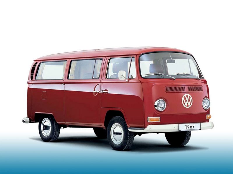 Volkswagen Transporter 1967. Carrosserie, extérieur. Monospace, 2 génération