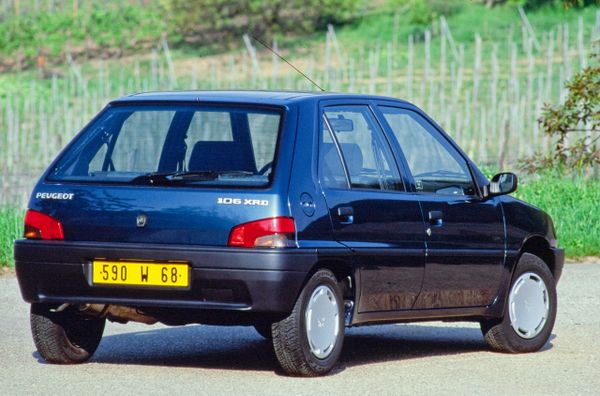 Peugeot 106 1991. Bodywork, Exterior. Mini 5-doors, 1 generation