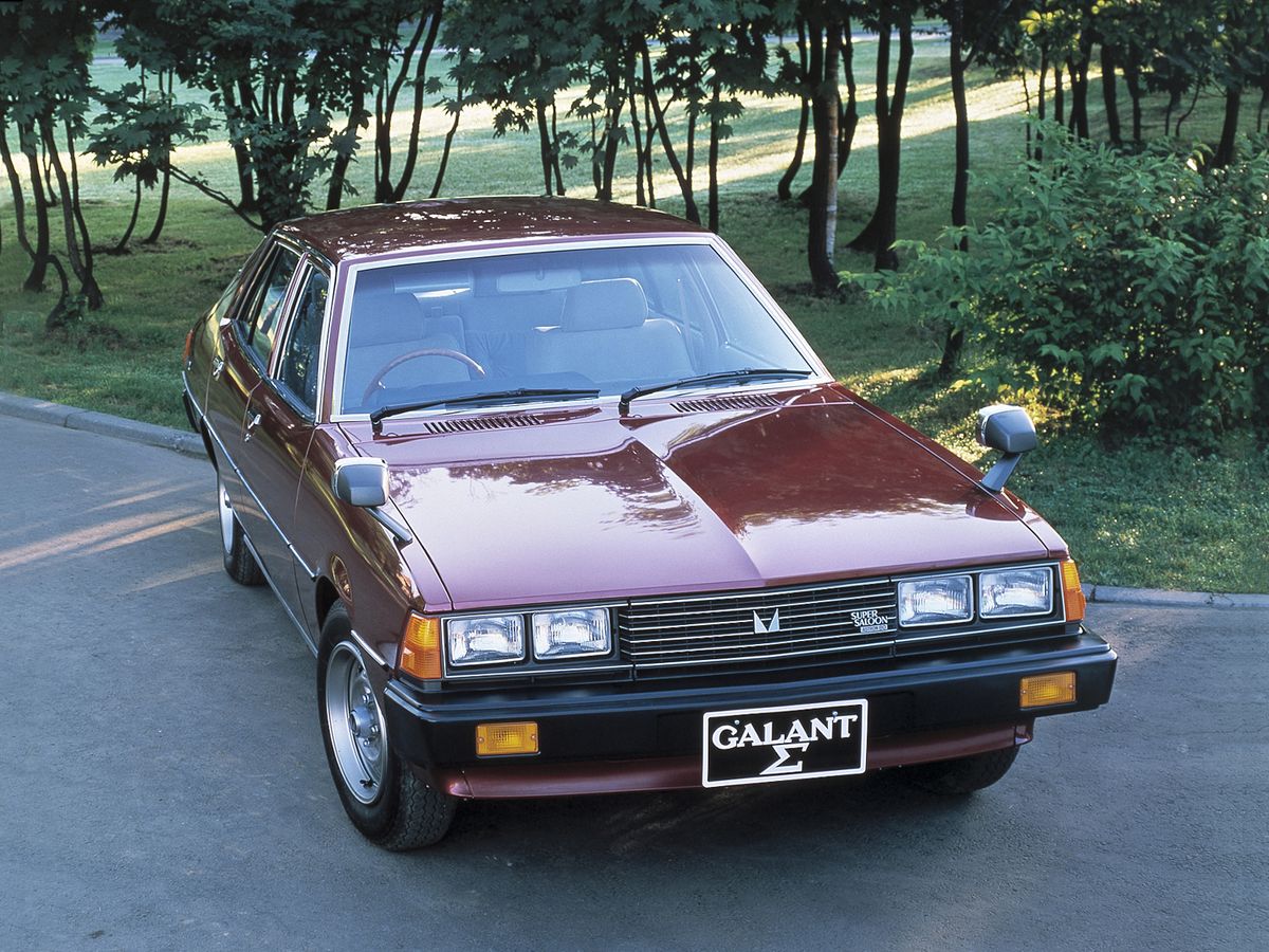 Mitsubishi Galant 1976. Carrosserie, extérieur. Berline, 3 génération
