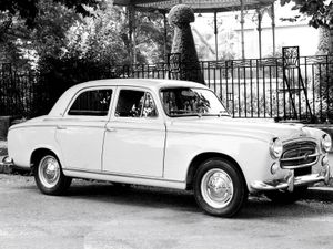 Peugeot 403 1955. Carrosserie, extérieur. Berline, 1 génération