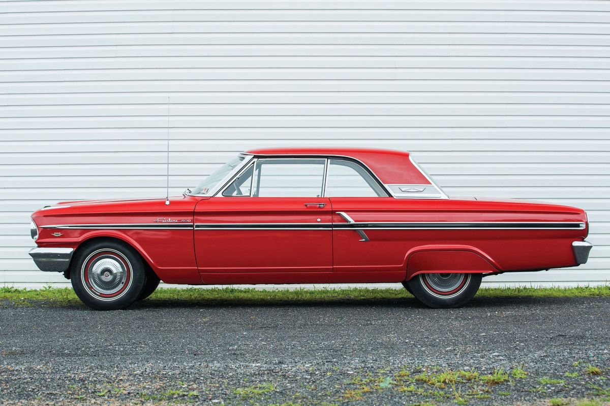 Ford Fairlane 1962. Carrosserie, extérieur. Coupé sans montants, 4 génération