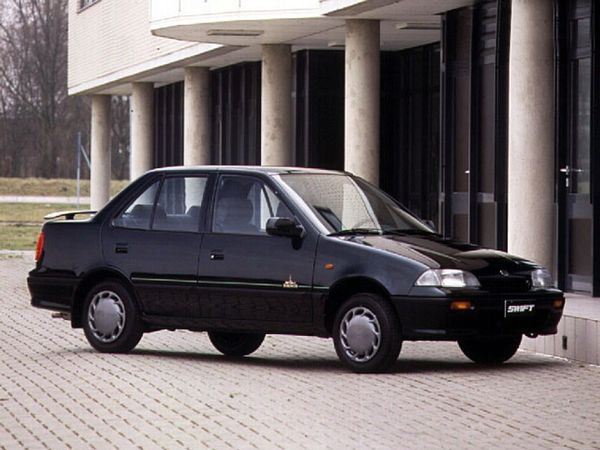 Suzuki Swift 1989. Bodywork, Exterior. Sedan, 2 generation