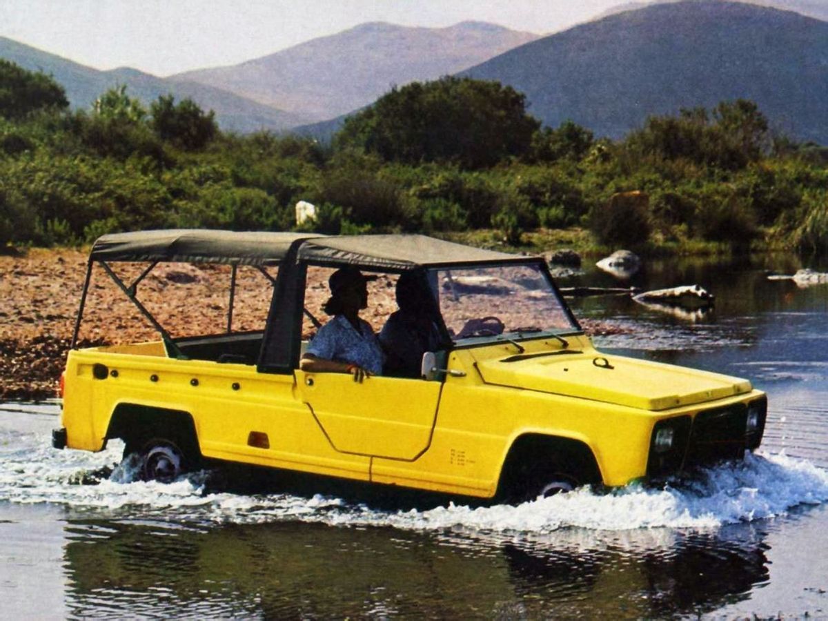 رينو روديو 1971. الهيكل، المظهر الخارجي. SUV كشف (كابريوليت), 1 الجيل