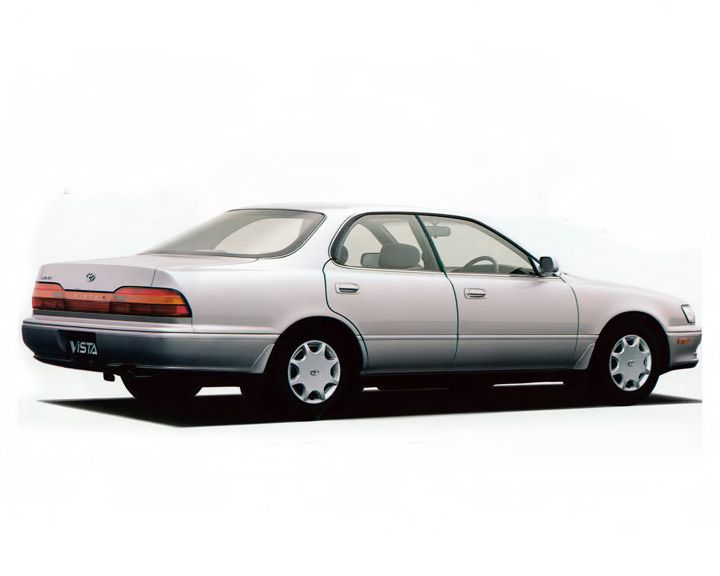 Toyota Vista 1990. Carrosserie, extérieur. Berline sans pilier central, 3 génération