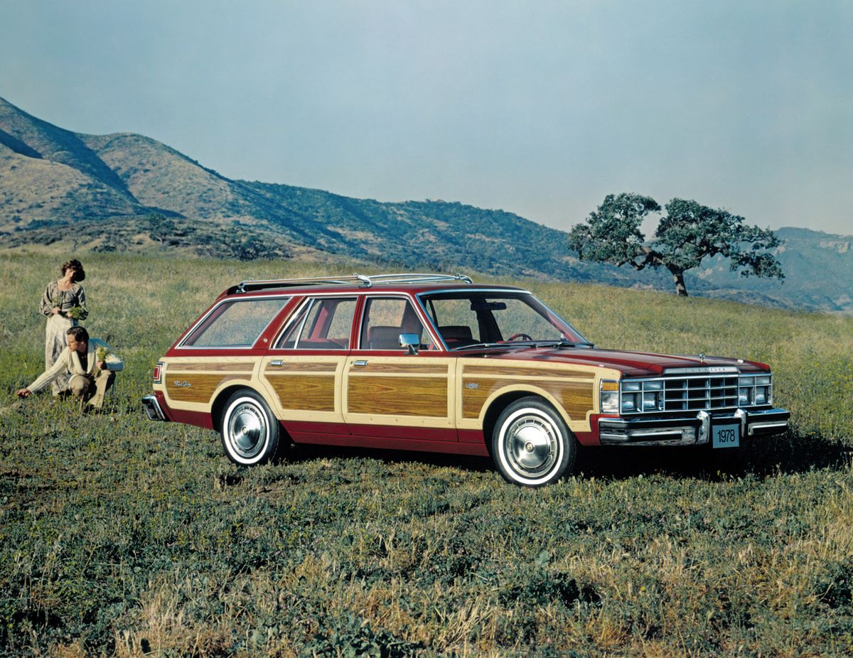 Chrysler LeBaron 1977. Carrosserie, extérieur. Break 5-portes, 1 génération