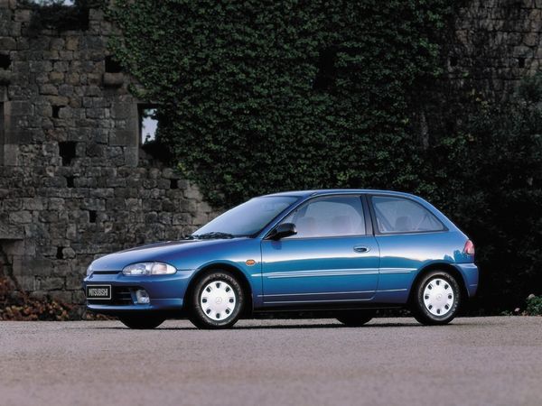 מיצובישי מיראז' ‏1991. מרכב, צורה. האצ'בק 3 דלתות, 4 דור