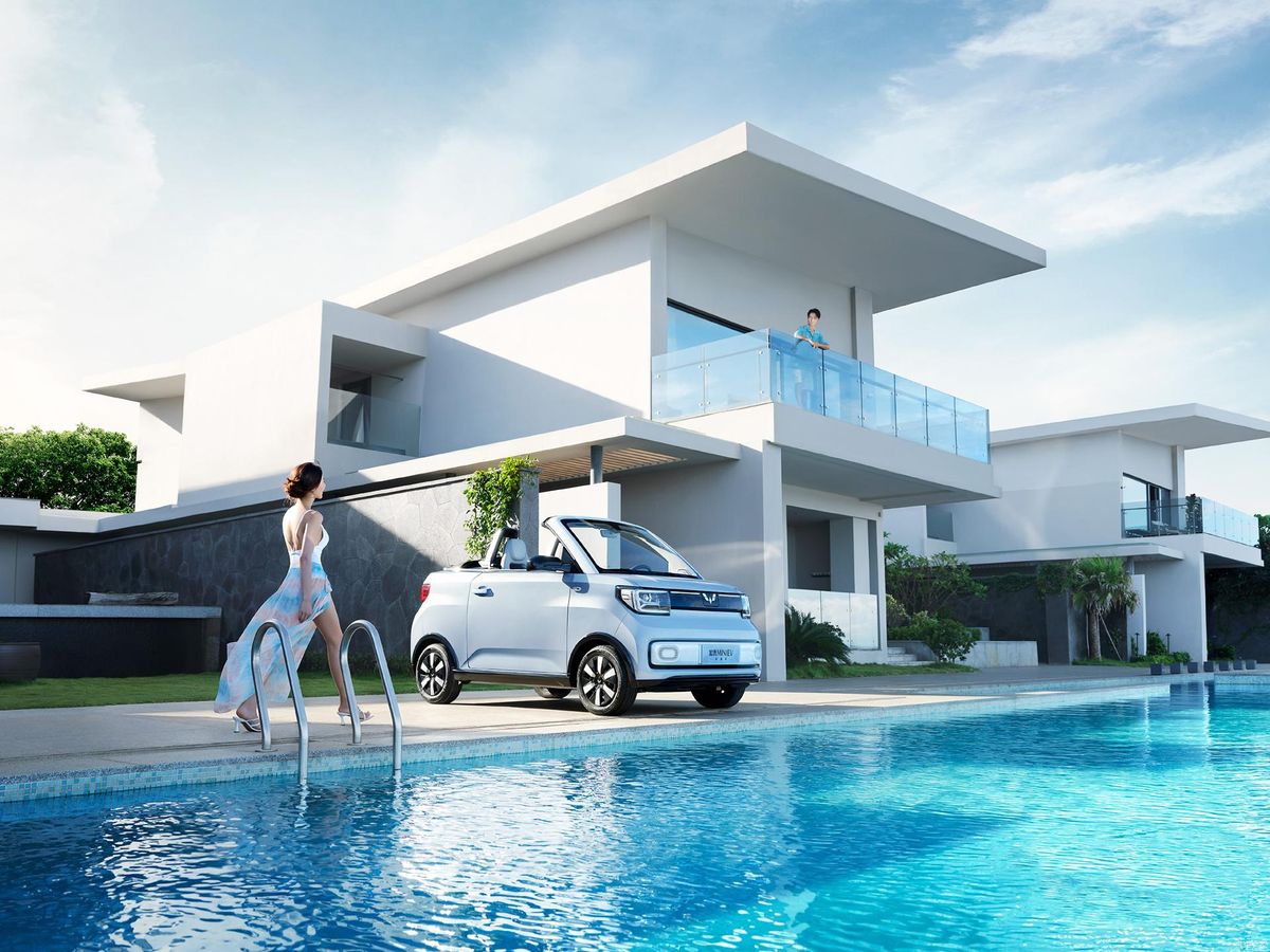 وولينغ Mini EV ‏2022. الهيكل، المظهر الخارجي. كابريو, 1 الجيل