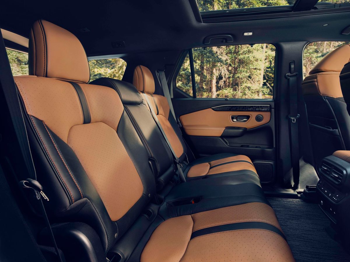 Honda Passport 2024. Задние сидения. Внедорожник 5 дв., 4 поколение