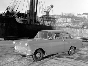 אופל אולימפיה 1957. מרכב, צורה. קופה, 5 דור