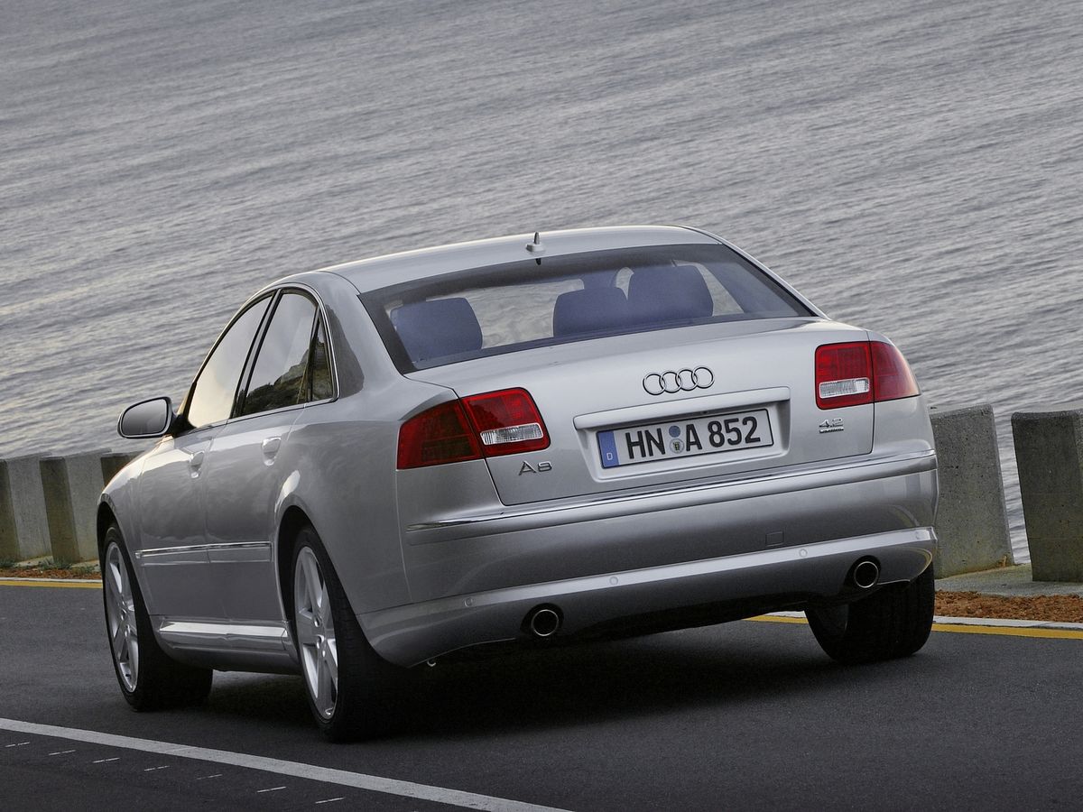 Audi A8 2005. Carrosserie, extérieur. Berline, 2 génération, restyling