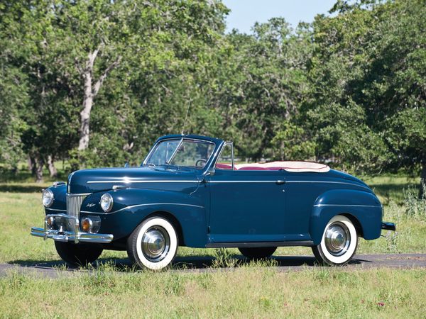 Ford V8 1941. Carrosserie, extérieur. Cabriolet, 3 génération