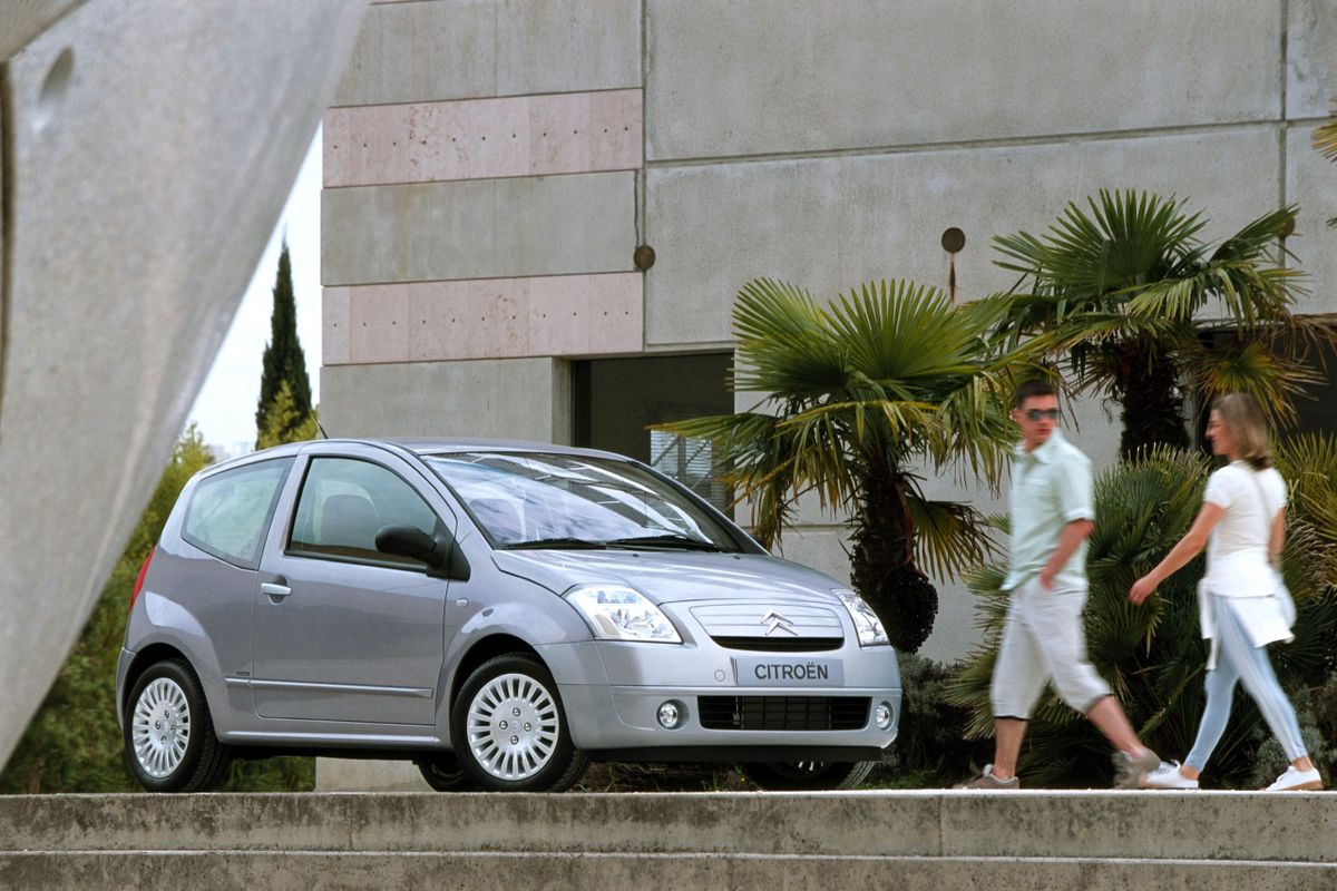 Citroën C2 2003. Carrosserie, extérieur. Mini 3-portes, 1 génération