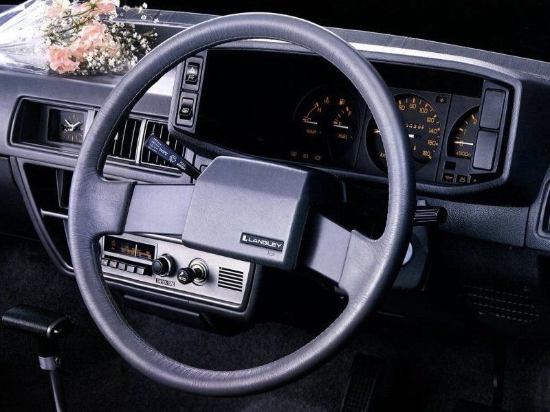 Nissan Langley 1982. Tableau de bord. Mini 5-portes, 2 génération