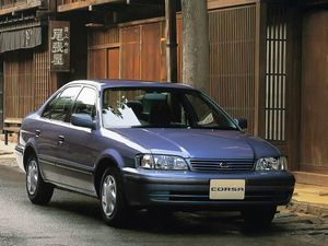 Тойота Корса 1997. Кузов, экстерьер. Седан, 5 поколение, рестайлинг