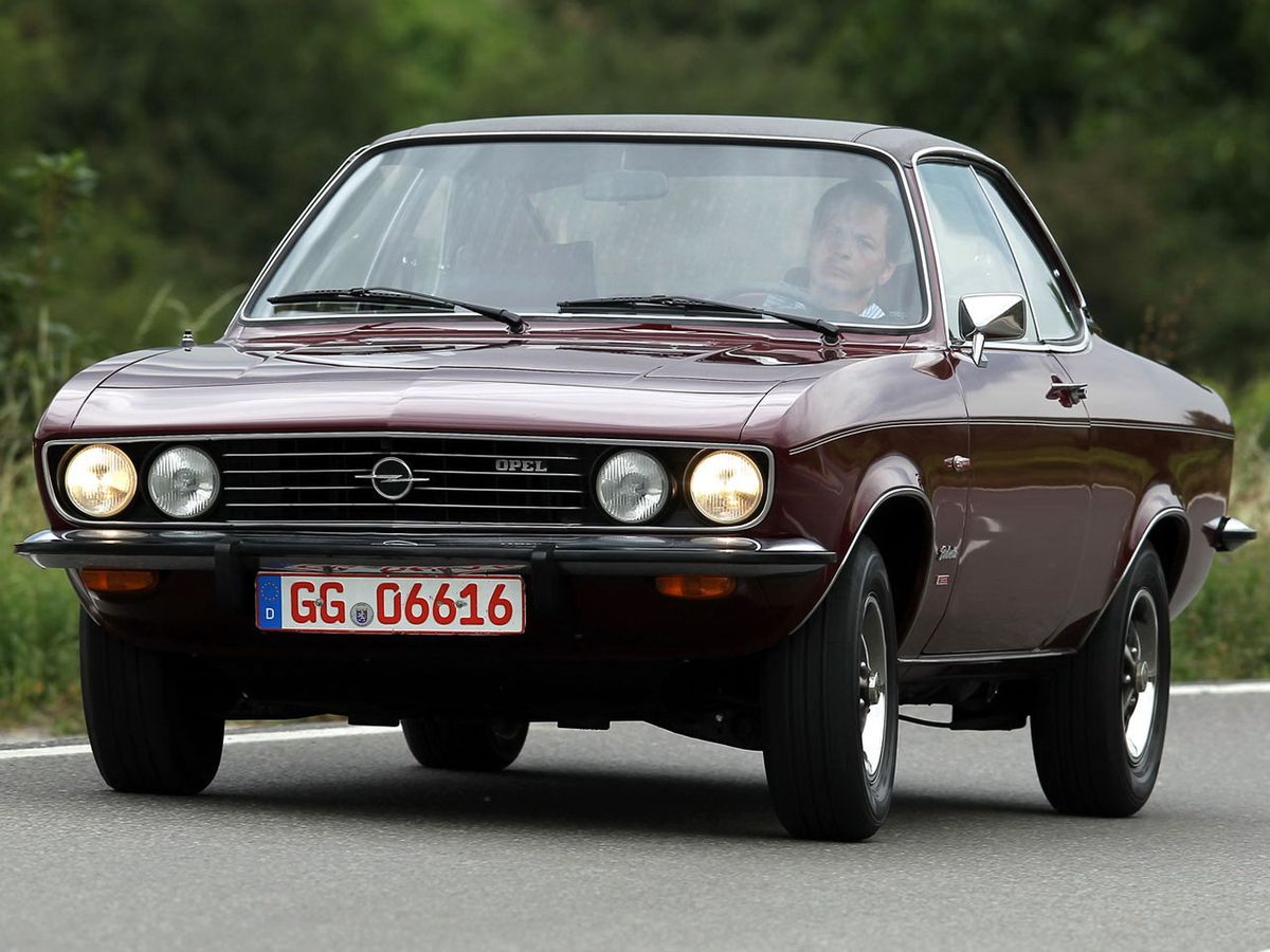 Opel Manta 1970. Carrosserie, extérieur. Coupé, 1 génération