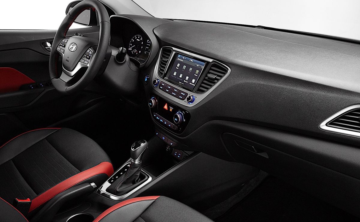 Hyundai Accent 2020. Front seats. Sedan, 5 generation, restyling