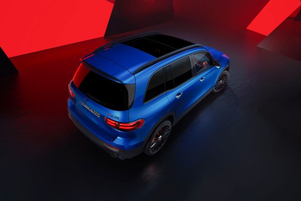 Мерседес GLB AMG 2023. Кузов, экстерьер. Внедорожник 5 дв., 1 поколение, рестайлинг