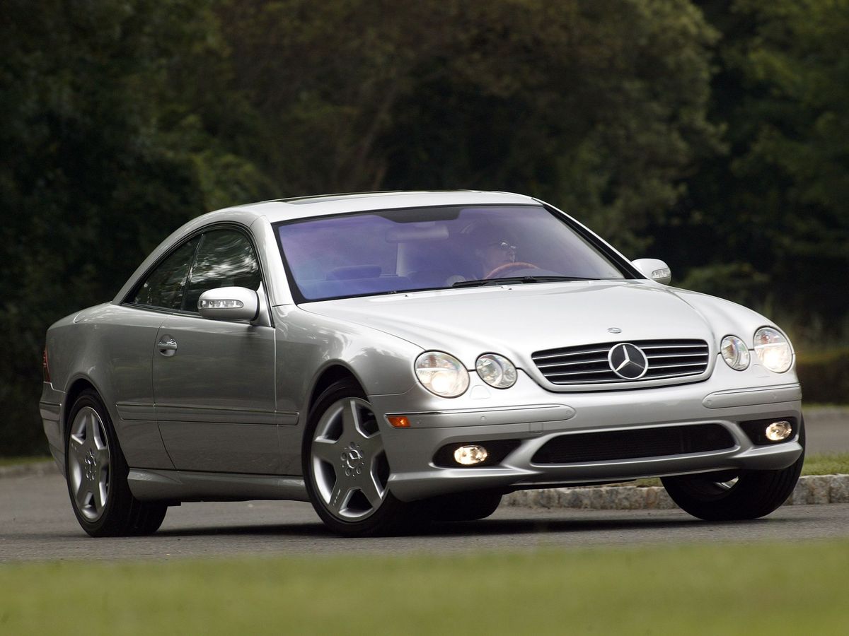 Mercedes-Benz Classe CL 2002. Carrosserie, extérieur. Coupé sans montants, 2 génération, restyling