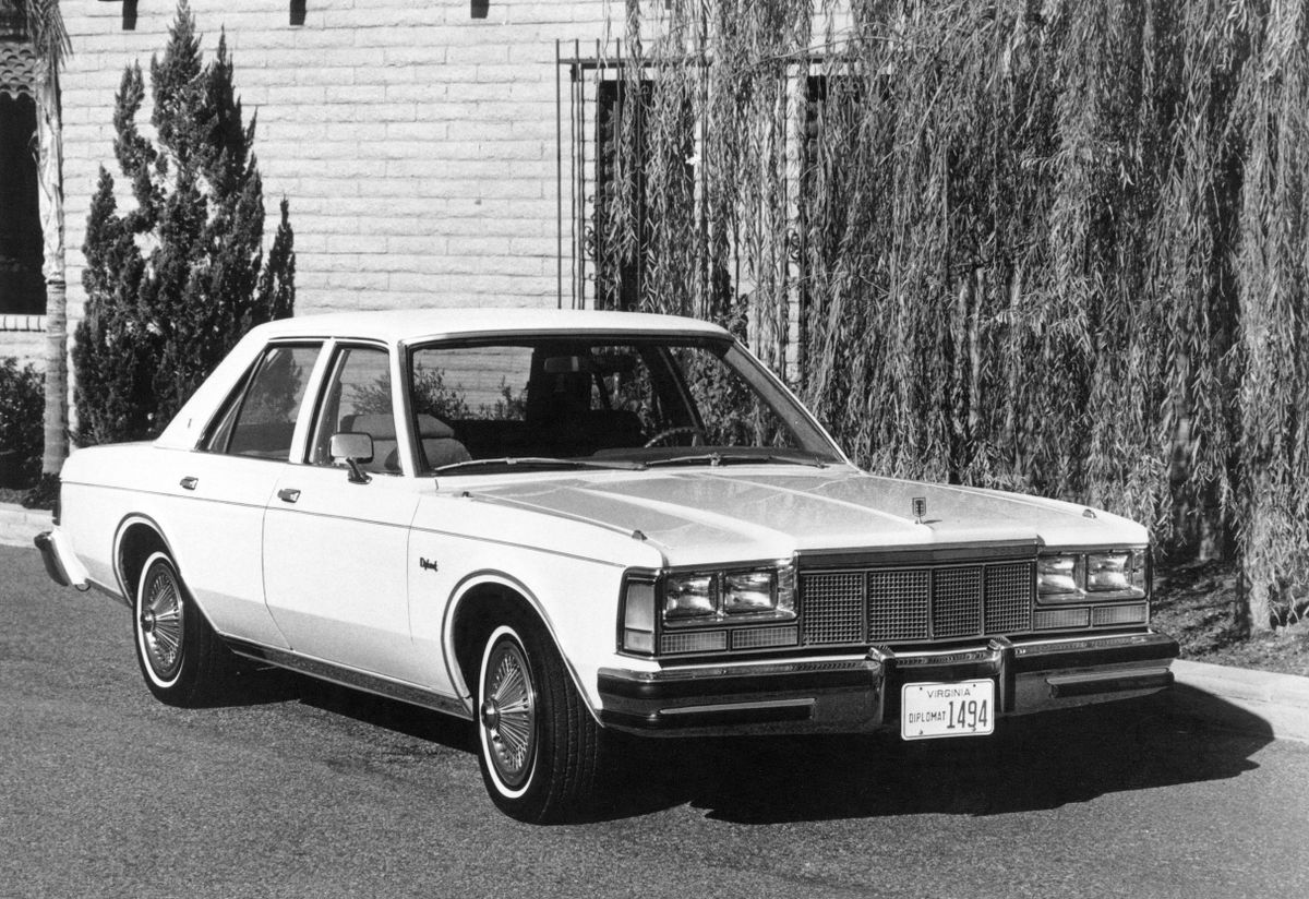 Dodge Diplomat 1977. Carrosserie, extérieur. Berline, 1 génération